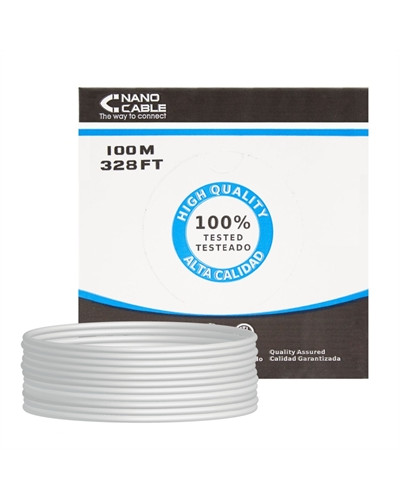 Nanocable Bobina Cable RJ45 CAT6 FTP 100M  Cobre