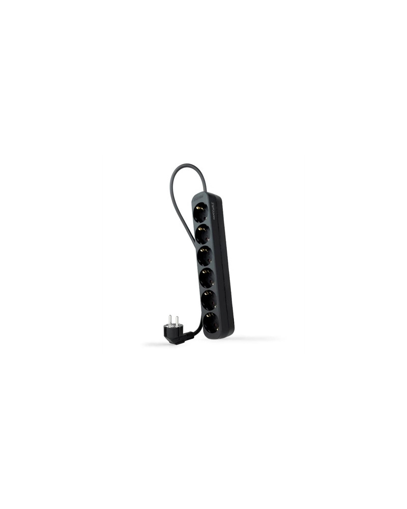Nanocable Regleta de Enchufes 6 Tomas 1.4 m Negro