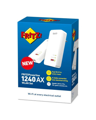 Fritz! Powerline 1240 AX WLAN Set Mesh 2xGbE