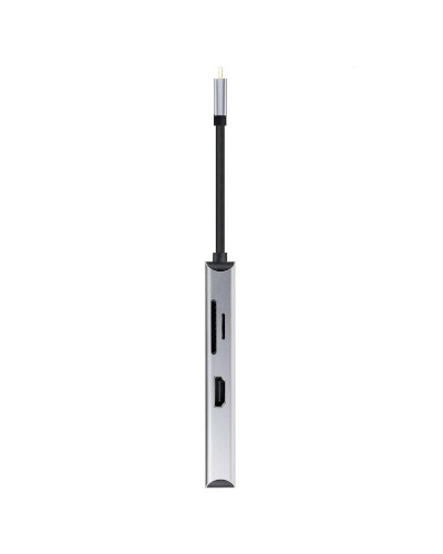 Nanocable Hub USB-C 3xUSB-A+2xHDMI+RJ45+TF+SD+PD