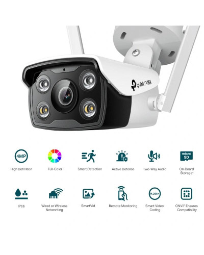VIGI Cámara IP Bullet C340-W 4MP Plástico FColor 4
