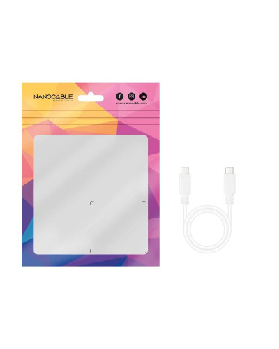 Nanocable Cable USB2.0 3A USB-C/M-M 1.5 Blanco