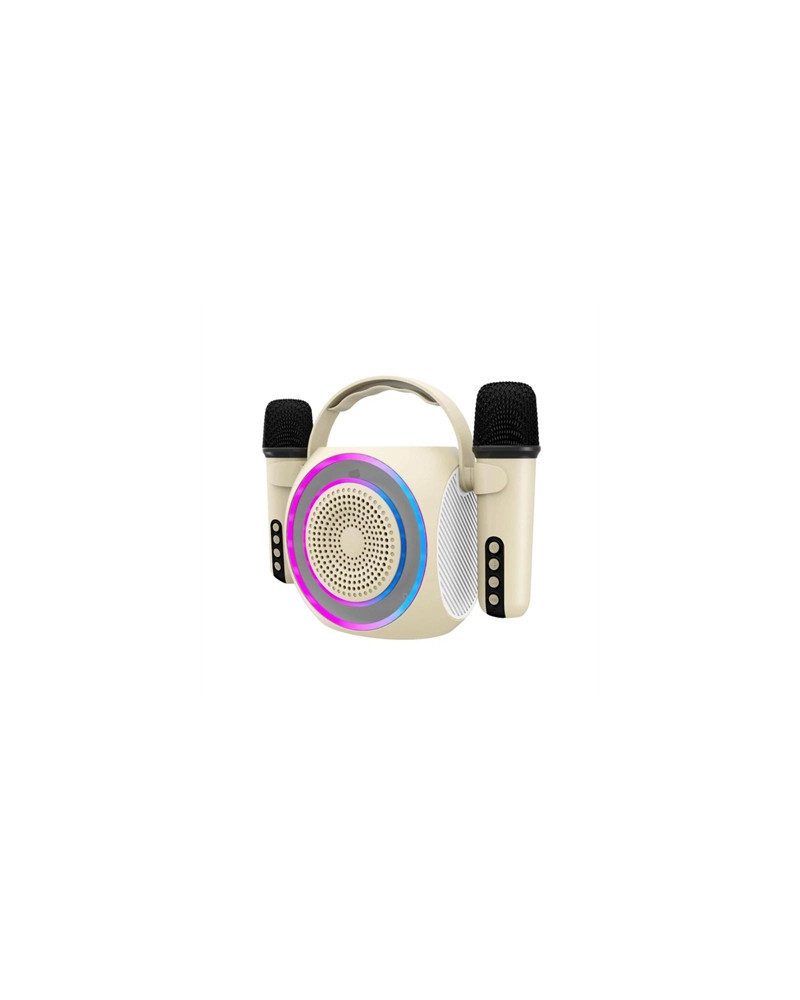 Celly Altavoz+2Micros PARTYMIC2WH Rgb