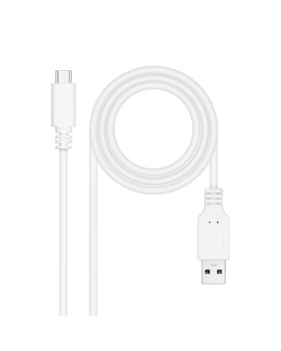 Nanocable Cable USB 2.0 3A USB-C-M/M 1.5M Blanco