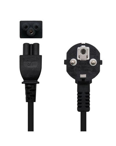 Nanocable Cable Alim. trébol, CEE7 -M-C5-H, 2 m