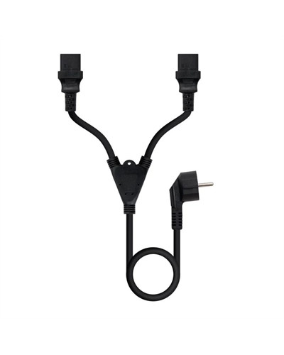 Nanocable Cable aliment. CEE7-M a 2xC13-H 3 m