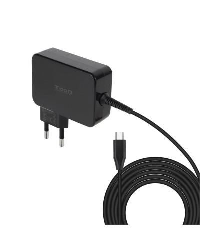Tooq Cargador portátil GAN USB-C PD 100W Negro