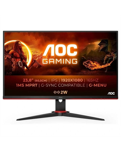 AOC 24G2SPAE Monitor 23.8" IPS165h 2HDMI VGA DP MM