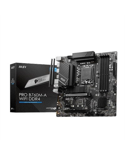 MSI Placa Base PRO B760M-A WIFI DDR4 ATX LGA1700