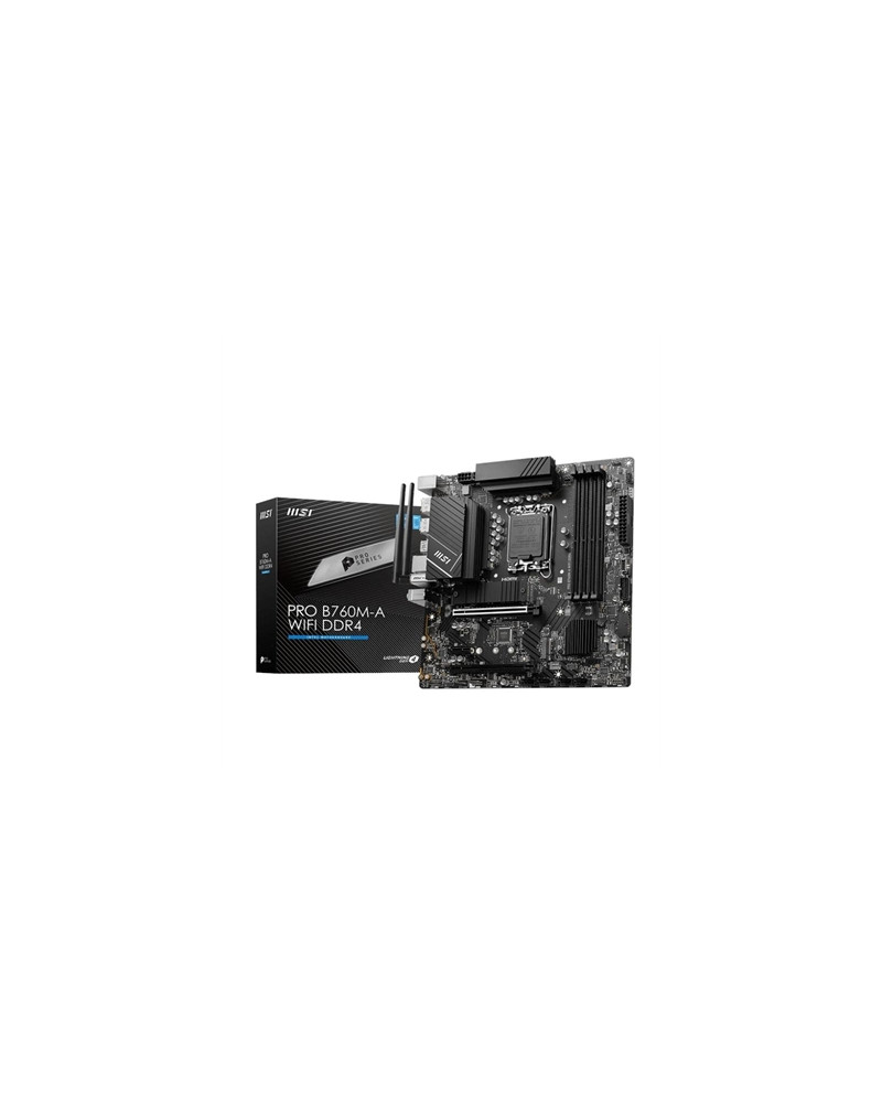 MSI Placa Base PRO B760M-A WIFI DDR4 ATX LGA1700