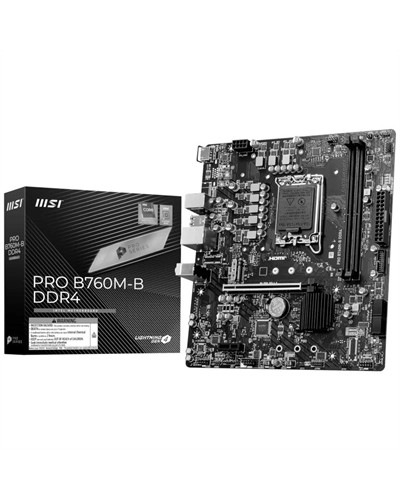 MSI Placa Base PRO B760M-B DDR4  mATX LGA1700