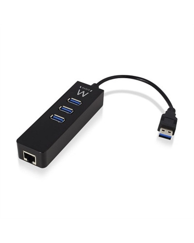 EWENT EW1140 Hub 3 puertos 3.1+ 1Gbps