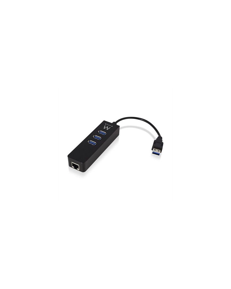 EWENT EW1140 Hub 3 puertos 3.1+ 1Gbps