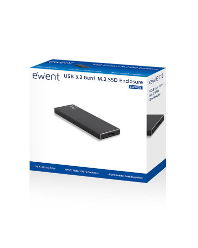 Ewent EW7023 Caja externa SSD M2 USB 3.1 Aluminio