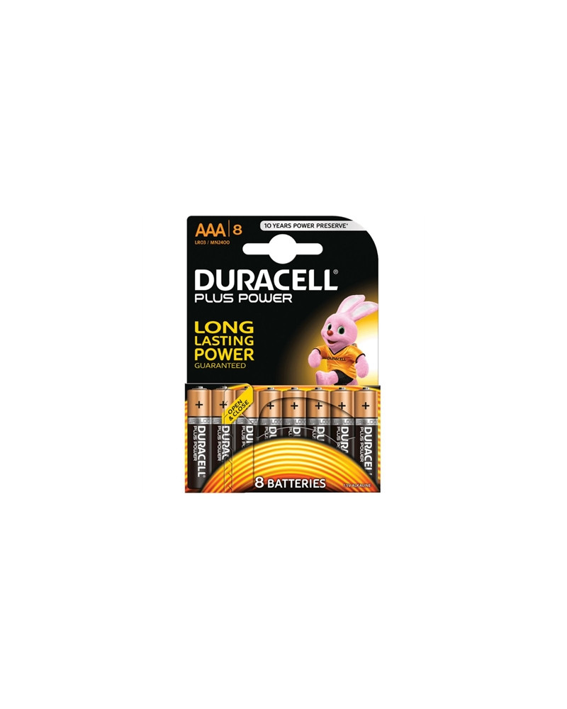 Duracell Plus Power Pila Alcalina AAA LR03 Pack 8