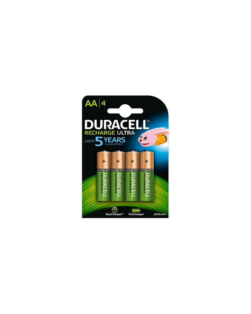 Duracell Pila Recargable HR6 AA 2500mAh Blister*4