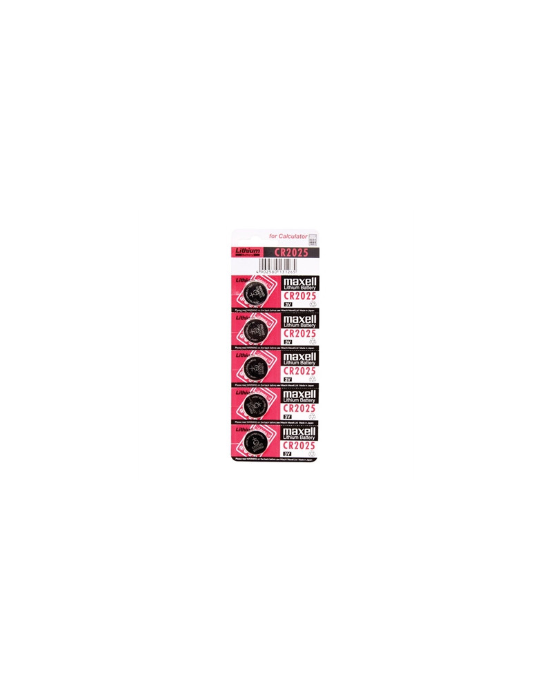 Maxell  Pila Botón Litio CR2025 3V Blister*5