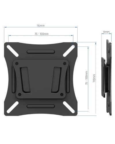 iggual SPTV07 Soporte TV 13-27" 30Kg pared Fijo