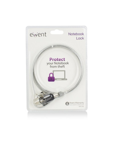 EWENT EW1242 Cable de Seguridad con llave