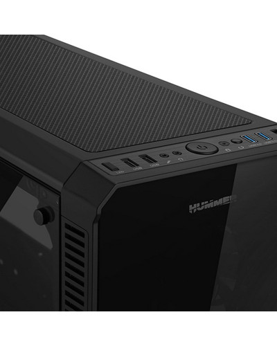 Nox Caja Semitorre E-ATX  HUMMER TGX RGB Cristal T