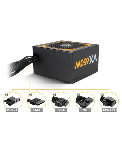 NOX Fuente Alimentación Urano VX 650W 80+ BRONZE