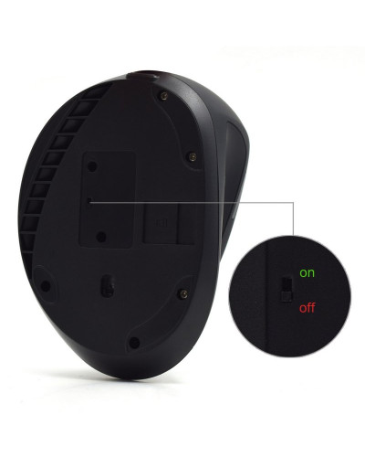 Ewent EW3158 Ratón Wireless Vertical 1600 dpi