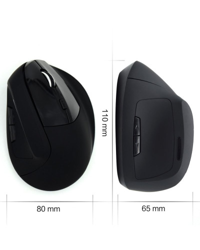 Ewent EW3158 Ratón Wireless Vertical 1600 dpi