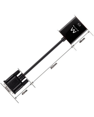 EWENT EW9866 Adaptador Vga/Hdmi con Audio
