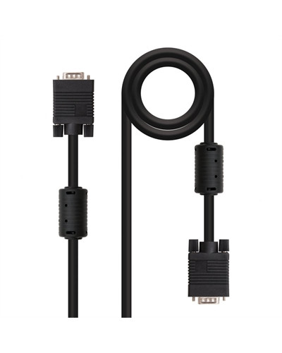 Nanocable Cable Conmutador Vga 1,8 M Negro