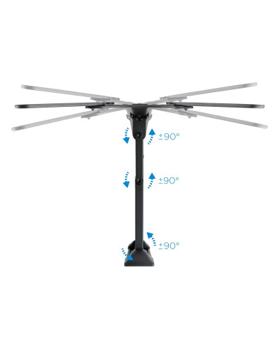 Tooq LP6055TN-B Soporte TV Incl/gira 23"-55" 3Piv
