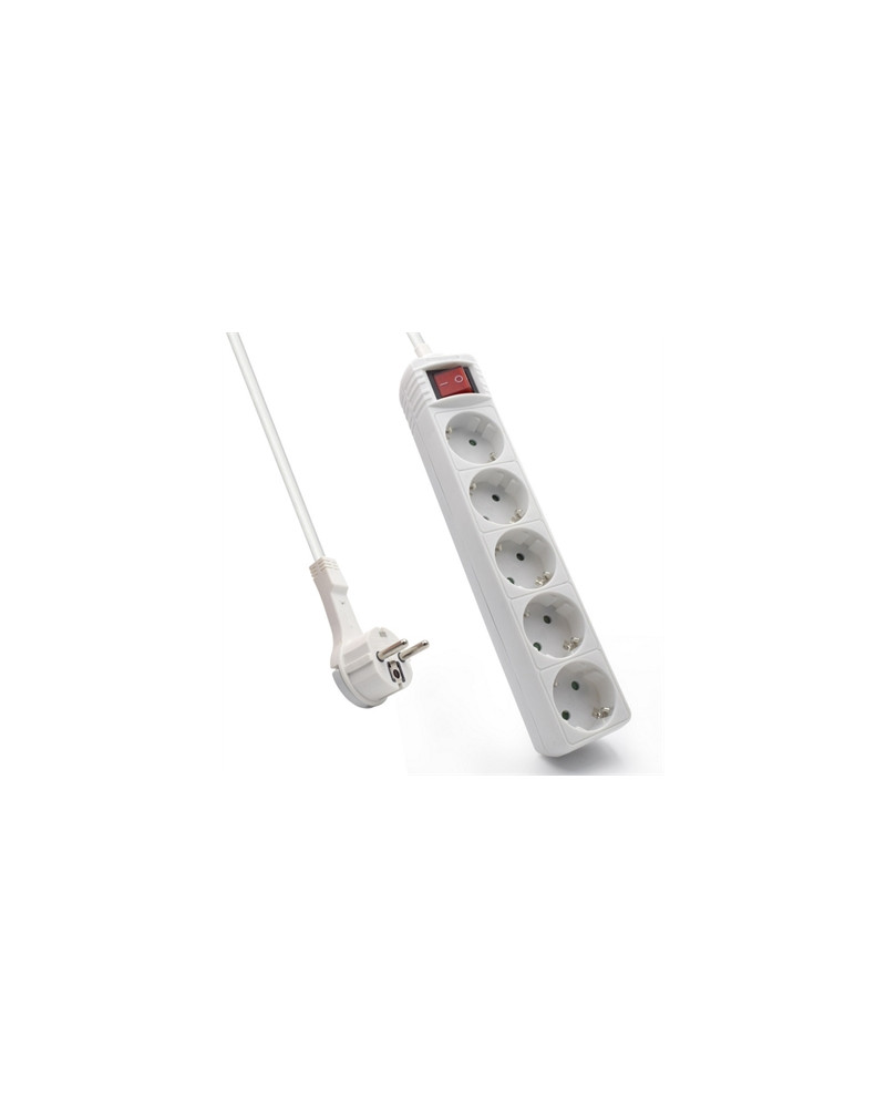 EWENT EW3955  Regleta 5 Tomas / 1 interruptor 1.5m