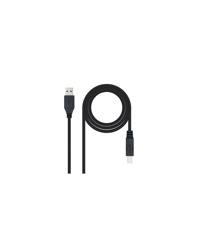Nanocable Cable USB 3.0, impresora A/M-B/M, 2m