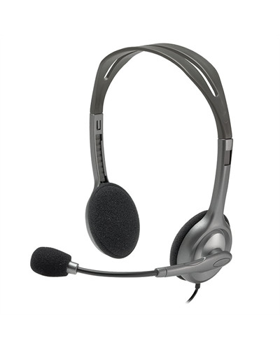 Logitech Auricular+Mic H111 Negro
