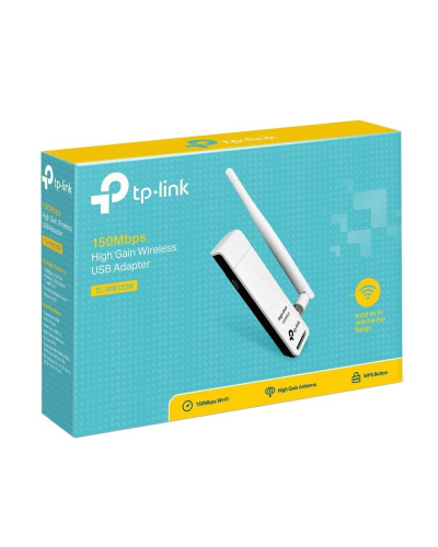 TP-LINK TL-WN722N Tarjeta Red WiFi N150 USB