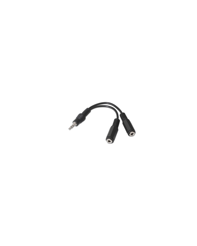 Nanocable Cable Audio Estéreo 2Jack 3.5H Jack 3.5M