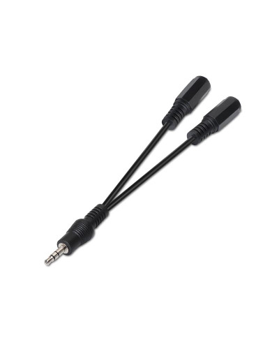 Nanocable Cable Audio Estéreo 2Jack 3.5H Jack 3.5M