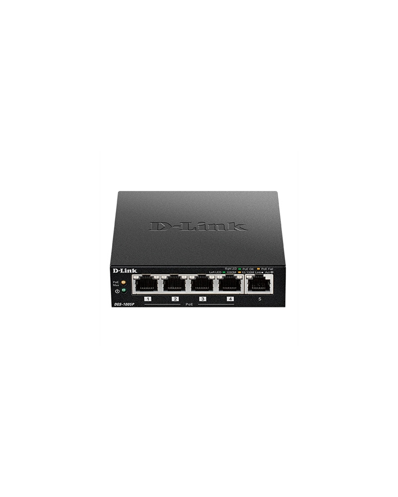 D-Link DGS-1005P Switch 5xGB 4xPoE