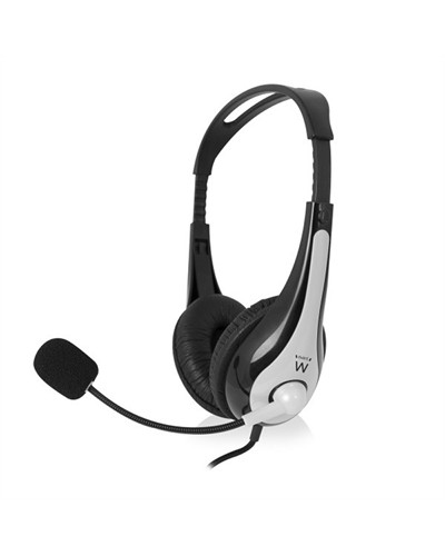 EWENT EW3562 Auriculares + Micrófono Stéreo negro