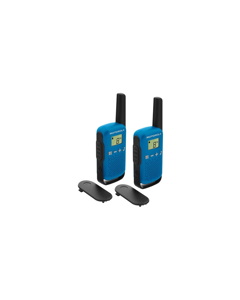 MOTOROLA T42 Walkie Talkie 4Km 16CH Azul Duo