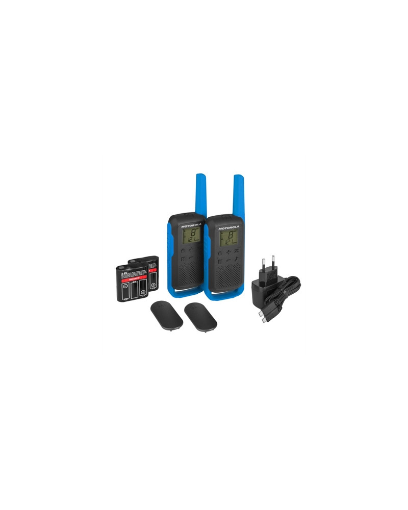 MOTOROLA T62 Walkie Talkie 8Km 16CH Azul Duo