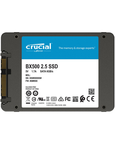 Crucial CT240BX500SSD1 BX500 SSD 240GB 2.5" Sata3