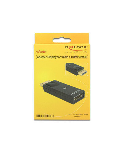 Delock Adaptador DisplayPort 1.1 Macho HDMI Hembra
