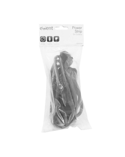Ewent Ew3959 Regleta 3 tomas Negro