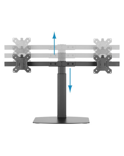 Tooq DB1727TN-B Soporte Monitor Mesa 2Brazos 17-27