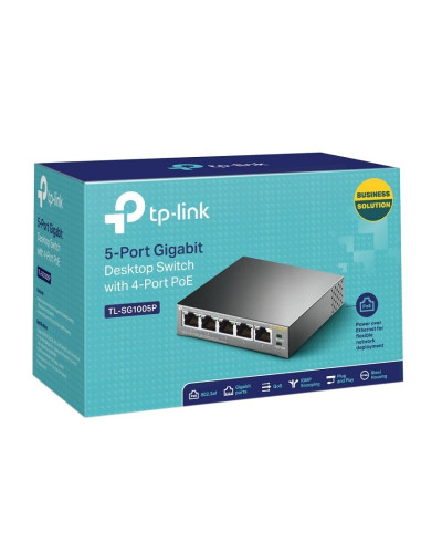 TP-LINK TL-SG1005P Switch 5xGB 4xPoE