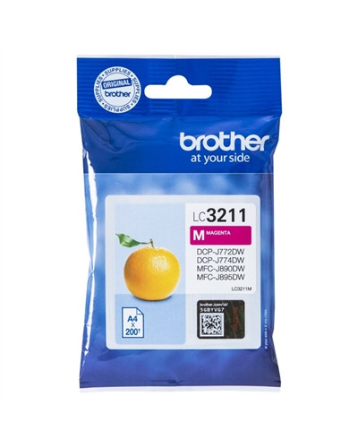 Brother Cartucho LC3211M Magenta  Blister