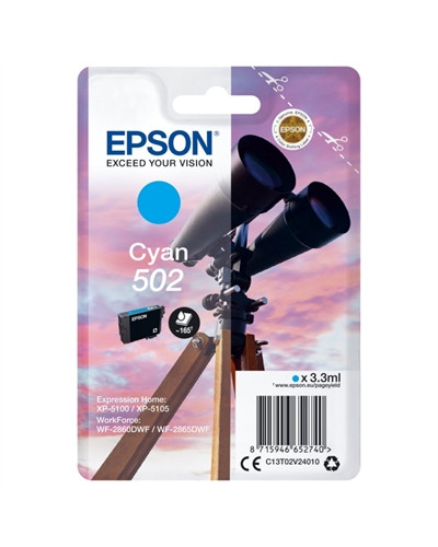 Epson Cartucho 502 Cyan