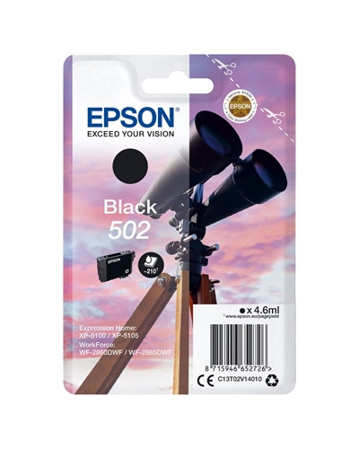 Epson Cartucho 502 Negro
