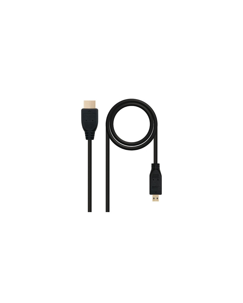 Nanocable Cable Micro HDMI V1.4  A/M 1,8 M