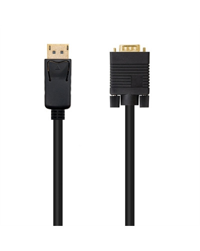 Nanocable Cable Conversor DP a VGA negro, 2 M
